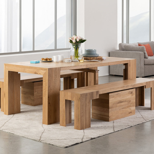 <span class=keywords><strong>Table</strong></span> à manger <span class=keywords><strong>extensible</strong></span> en bois massif Longstar, <span class=keywords><strong>style</strong></span> <span class=keywords><strong>scandinave</strong></span>, <span class=keywords><strong>table</strong></span> à manger en bois, <span class=keywords><strong>table</strong></span> console en forme de U pour salle à manger - Product Image 4