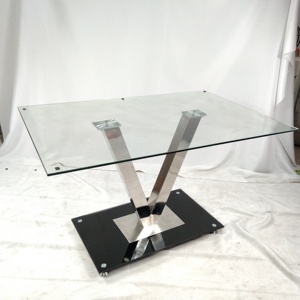 Moderno diseño simple y transparente de mesa de comedor de - Product Image 2