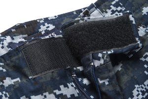 사용자 정의 로고 긴 소매 통기성 블루 디지털 위장 개구리 세트 립스톱 전술 유니폼 - Product Image 5