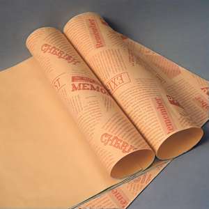 Papel Antigrasa para Envolver Papas Fritas, Hamburguesas y Otros Alimentos, Papel de Hornear Encerado, Venta al Por Mayor de Fábrica - Product Image 1