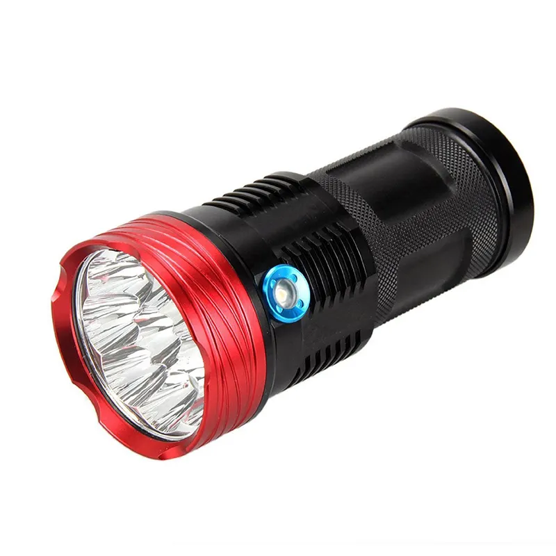 Most Powerful 18650 Led Flashlight 10000 Lumens High Bright 1Km Long Rang 1000M Torch Light