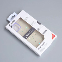 Boîtes rigides pour emballage de coques de téléphone portable, prix usine, finition mate, gaufrage, revêtement UV pour emballage de coques de téléphone 3C