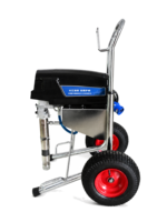 Pulvérisateur sans air haute pression de type chariot, moteur sans balais 3 kW, pompe anti-usure 20 MPa 4 L/min pour revêtement mural extérieur