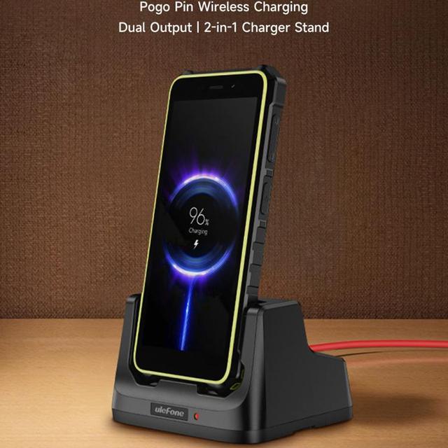 Anti-slip Design Charging Dock Wireless Charging Dock for Ulefone RugKing 2 Pro Ulefone USB-C / Type-C Desk Charging Dock
