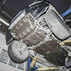 Цельный комплект двигателя JUNXI 3D из магниевого алюминиевого сплава, противоскользящая пластина подходит для Mitsubishi Pajero V73 V77 V93 V97