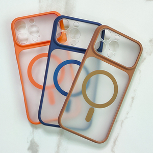 <span class=keywords><strong>Coque</strong></span> <span class=keywords><strong>de</strong></span> téléphone <span class=keywords><strong>transparente</strong></span> en acrylique clair pour <span class=keywords><strong>iPhone</strong></span> 18 17 16 Pro Max, étui magnétique pour téléphone portable, Fundas <span class=keywords><strong>De</strong></span> Telefono - Product Image 1