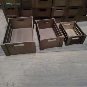 Comptoir <span class=keywords><strong>de</strong></span> cuisine <span class=keywords><strong>plateau</strong></span> fourre-tout Chic Style rustique fleur plante stockage caisses en bois pas cher inachevé fruits caisse et baril - Product Image 4