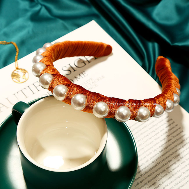 pearl headband knot headband trend