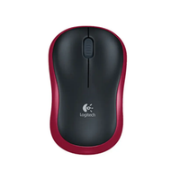 Logitech M185 Souris sans fil Souris de bureau Souris symétrique bord bleu noir avec récepteur 2.4G
