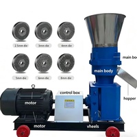 Machine à granulés pour l'alimentation animale (bétail, crevettes, poissons-chats, volailles) avec moteur diesel – Extrudeuse pour animaux et poissons