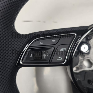 Nuevo Producto al por Mayor: Volante de Cuero Perforado y Alcántara para Audi A3 A4 A5 A6L A8 Q5 Q7 Q8 TT B9 - Product Image 4