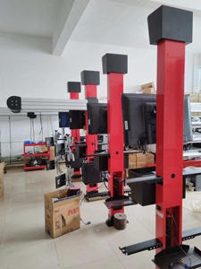 Alineador de rueda 3D barato certificado por Ce, servicio de elevación de coche controlado por software para tienda de neumáticos, equipo de alineación de ruedas a la venta - Product Image 4