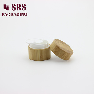 Écologique Gravure <span class=keywords><strong>Laser</strong></span> 15ml 30ml 50ml 100ml 200ml 250ml Crème Cosmétique Pot De Bambou - Product Image 4