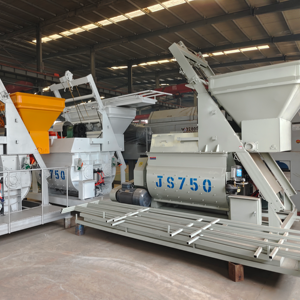 Bauingenieurwesen Produktionsmaschinen Horizontaler Doppelachsen-Zwangsmischer für Beton - Product Image 5