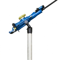 Perforatrice pneumatique à jambe d'air YT27 YT28 pour forage horizontal incliné de trous de dynamitage dans les mines souterraines, pour roches moyennes à très dures