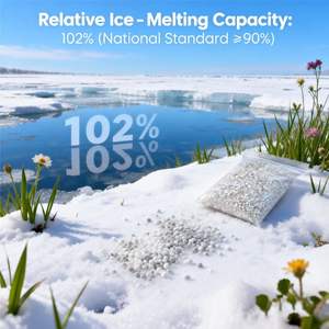 Agente Antigelo Ecologico Zhongyan a Base di Cloruro di Sodio (NaCl) per Alimenti -30°, Azione Rapida, Inibitore di Corrosione, Sale Stradale 90% - Product Image 3