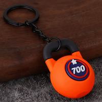 Porte-clés de sport personnalisé en PVC 3D, pendentif bouteille de protéines, pour musculation, promotionnel