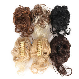 Julianna gros synthétique griffe queues de cheval <span class=keywords><strong>cheveux</strong></span> désordonné <span class=keywords><strong>Chignon</strong></span> <span class=keywords><strong>chignon</strong></span> pièces postiches <span class=keywords><strong>pour</strong></span> femmes <span class=keywords><strong>cheveux</strong></span> queue de cheval Extension - Product Image 6