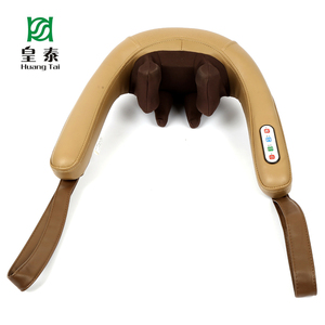 Alat pijat leher & bahu elektrik 3D, Shiatsu memijat leher & bahu pijat lampu merah fisioterapi untuk jaringan dalam pereda nyeri - Product Image 1