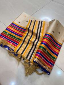 ชุดผ้าแจ็คการ์ดผ้าส่าหรีผ้าไหมงานตามสั่งแบบดั้งเดิม - Product Image 3