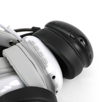 Nouveauté Casque de fête silencieuse avec qualité sonore HiFi, son stéréo 3D, casque à changement de couleur, annulation de bruit AI