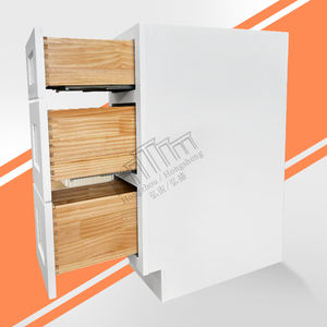 In magazzino DB12-DB36 durevole legno massello armadi da cucina bianco Base cucina armadi con cassetti In legno RTA <span class=keywords><strong>3</strong></span> cassettiera - Product Image 4