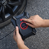 12V DC ABS Material Car Tire Inflator Digital Air Compressor with Auto Shut Off LED Display CE Certified for Car SUV Motorcycle