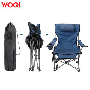 เก้าอี้พับเอนนอน Woqi โครงอะลูมิเนียม ผ้า Oxford รับน้ำหนักได้ 150 กก. สำหรับใช้งานกลางแจ้ง ตั้งแคมป์ สวน สีน้ำเงินรอยัล - Product Image 2