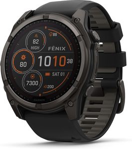 Montre connectée GPS multisports Fenix <span class=keywords><strong>8</strong></span> Premium 49 mm AMOLED pour enfants, SapphireSolar, étanche pour la plongée, lampe de poche intégrée, IPX-7 - Product Image 2