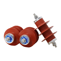 Parafoudre sans interstice à l'oxyde de zinc YONGCELE HY5WS-10/30 10kV 630A 150A 2ms à onde carrée en caoutchouc de silicium MOA pour lignes aériennes 6.6-10kV