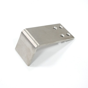 Support en alliage d'aluminium et acier, surface brossée, usage général, pièce de quincaillerie à une face - Product Image 4