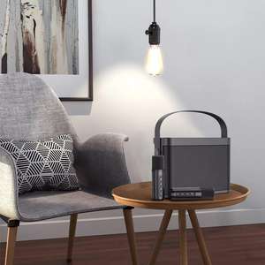 Machine de karaoké avec 2 microphones sans fil, haut-parleur Bluetooth portable avec système de sonorisation HD prenant en charge l'écho et la coupe vocale, USB,SD - Product Image 3