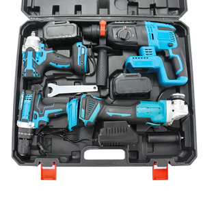Ensemble d'outils de 5 pièces, <span class=keywords><strong>tournevis</strong></span> sans fil professionnel 21v avec chargeur de batterie au lithium-ion pour la réparation, le bricolage et l'utilisation domestique - Product Image 1