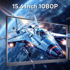 2026 trending portable monitor 15.6 inch quad <b>screen</b> FHD IPS <b>folding</b> triple display one cable connectivity for laptops - Product Image 3
