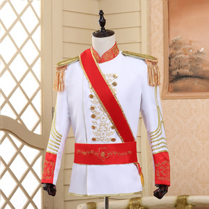 Disfraz de Príncipe Real <span class=keywords><strong>William</strong></span> para Hombre, Chaqueta, Abrigo, Uniforme de Halloween, Epaulettes, Traje de Carnaval, Blazer para Adultos - Product Image 5