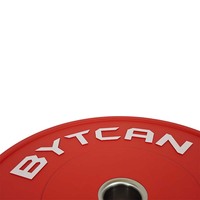 معدات رياضية من BYT، أقراص أوزان مطاطية بالجملة طراز TBB-C منشأ شاندونغ، أقراص باربل متعددة الاستخدامات