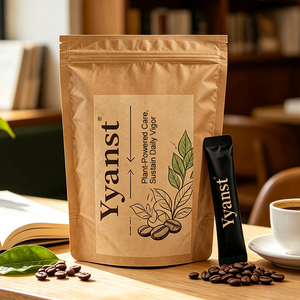 Café Herbal Plant Powered Care Sustain Daily Vigor, Bebida Energética Instantánea Diaria para Hombres, OEM, Etiqueta Privada, Sachet Personalizado - Product Image 5