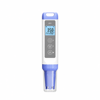 Testeur de qualité de l'eau portable Bluetooth JUNMU / Étanche IP67 / Modes d'affichage multiples / Solutions de calibration multiples