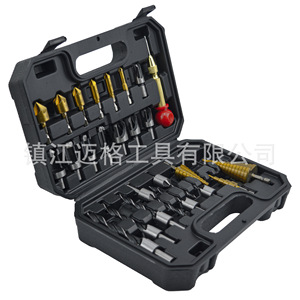 <b>Drill</b> <b>Bit</b> Set 26Pc Chamfering Plug Forstner Woodworking <b>Bits</b> For Home Improvement - Product Image 3