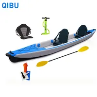 Qibu PHT-08 prezzo all'ingrosso ad alta densità pieno punto di goccia doppio posto kayak gonfiabile portatile