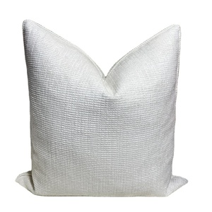 Wholesale Stylish Decorative Double-Sided Square Throw <strong>Pillow</strong> Cover Woven OEKO-TEX Certified <strong>Navy</strong> White Gold Border Memory - Product Image 5