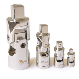 Ttake <b>Universal</b> Joint <b>Socket</b> Wrench Set Cr-v Steel 4 Sizes For Automotive Repair - Product Image 2
