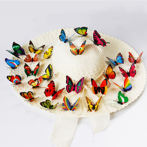 Adesivi Murali 3D a Forma di Farfalla Realistici con LED per Decorazioni Murali <span class=keywords><strong>e</strong></span> Matrimoni - Product Image 5