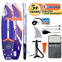 Planche à pagaie gonflable 11'x33"x6" pour adultes, SUP extra large et stable de 33 pouces, planche à pagaie rigide DWF, 335 cm