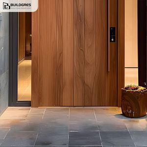 Porte pivotante en bois massif noyer haut de gamme Buildgres-Gravure personnalisée pour <span class=keywords><strong>entrée</strong></span> de villa de luxe et foyer de manoir - Product Image 5