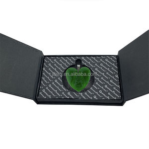 新しいガラス仏ペンダント女性ネックレスガラス仏像ペンダントハート型エネルギーペンダント - Product Image 5