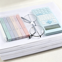 Pochette transparente A4 à fermeture à pression, grande capacité, dossier de rangement, pochette étanche pour documents d'étudiant, usage bureautique