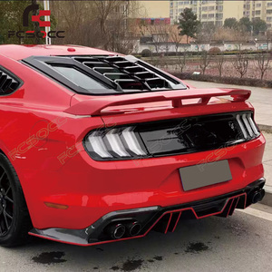 Aileron arrière en fibre de carbone pour Ford <span class=keywords><strong>Mustang</strong></span> 2015-2017, becquet de coffre arrière, accessoires de pare-chocs automobile - Product Image 5