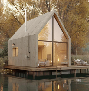 Villa di Lusso a Basso Profilo con Struttura a A, Casa Modulare Isolata Termicamente, Casetta Triangolare Antivento e Impermeabile - Product Image 2