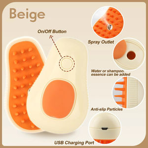 Brosse vapeur pour chat, brosse vapeur pour chien, 3 en 1, brosse électrique à vaporisation pour chat, brosses pour massage, peignes de toilettage pour animaux, peignes pour enlever les poils - Product Image 5